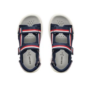 Παιδικά Σανδάλια Geox Airadyum για Αγόρια Navy/Red (Μεγέθη 28-36)