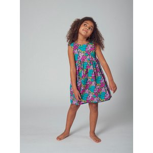 Παιδικό Φόρεμα για Κορίτσια Metallic Floral - 2 σε 1