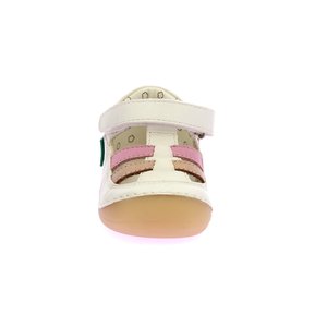 Βρεφικά Παπούτσια Kickers Sushy για Κορίτσια White/Pink (Μεγέθη 18-22)