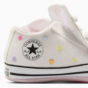 Βρεφικά Παπούτσια Converse Αγκαλιάς για Κορίτσια White Confetti (Μεγέθη 17-19)
