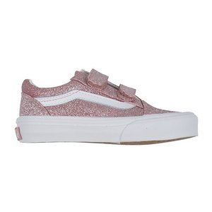 Παιδικά Παπούτσια Vans Old Skool V για Κορίτσια Pink Glitter (Μεγέθη 27-34)