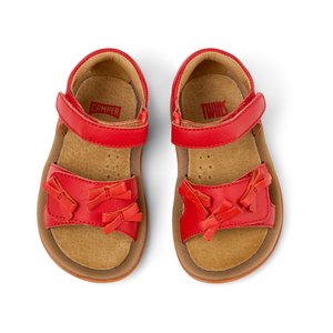 Βρεφικά Σανδάλια Camper Twins για Κορίτσια Red Bows (Μεγέθη 21-26)