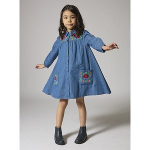 Παιδικό Φόρεμα για Κορίτσια Denim Garden