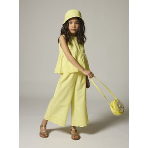 Παιδική Παντελόνα για Κορίτσια Yellow Embroidery