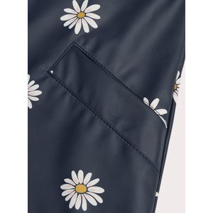 Παιδικό Αδιάβροχο Μπουφάν για Κορίτσια Dark Navy Daisies
