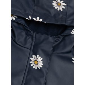 Παιδικό Αδιάβροχο Μπουφάν για Κορίτσια Dark Navy Daisies