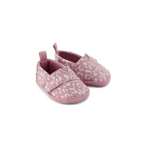 Βρεφικά Παπούτσια Αγκαλιάς Toms για Κορίτσια Pink Leopard (Μεγέθη 17,5-19,5)