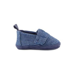 Βρεφικά Παπούτσια Αγκαλιάς Toms για Αγόρια Blue Stripes (Μεγέθη 17,5-19,5)