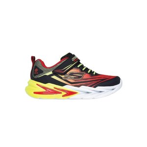 Παιδικά Παπούτσια Skechers Flex Glow Ultra για Αγόρια Black/Red (Μεγέθη 27-35)