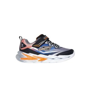 Παιδικά Παπούτσια Skechers Flex Glow Ultra για Αγόρια Black/Silver (Μεγέθη 27-35)