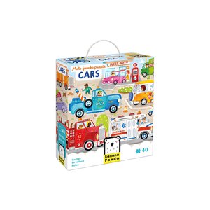 Παιδικό Παζλ Banana Panda Moto Jumbo Puzzle Cars 3+