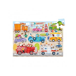 Παιδικό Παζλ Banana Panda Moto Jumbo Puzzle Cars 3+