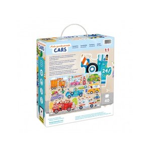 Παιδικό Παζλ Banana Panda Moto Jumbo Puzzle Cars 3+