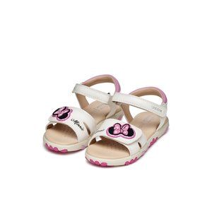 Παιδικά Σανδάλια Geox Haiti για Κορίτσια Beige Minnie (Μεγέθη 25-35)