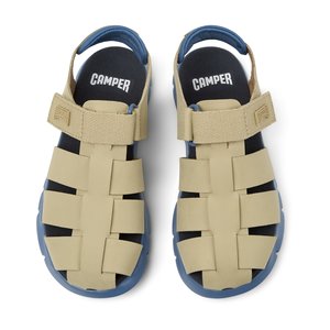 Παιδικά Σανδάλια Camper Oruga για Αγόρια Beige/Blue (Μεγέθη 26-34)