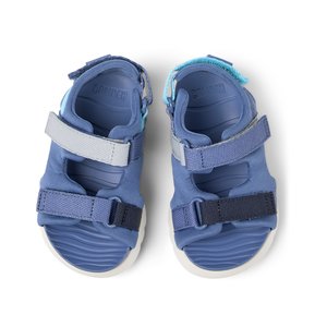 Βρεφικά Σανδάλια Camper Oruga Twins για Αγόρια Blue Textile (Μεγέθη 21-26)