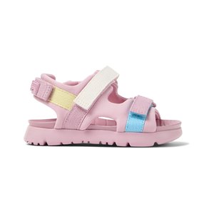 Βρεφικά Σανδάλια Camper Oruga Twins για Κορίτσια Pink Textile (Μεγέθη 21-26)