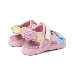 Βρεφικά Σανδάλια Camper Oruga Twins για Κορίτσια Pink Textile (Μεγέθη 21-26)