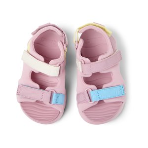 Βρεφικά Σανδάλια Camper Oruga Twins για Κορίτσια Pink Textile (Μεγέθη 21-26)