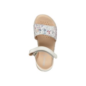 Παιδικά Σανδάλια Geox Haiti για Κορίτσια Beige Print (Μεγέθη 27-34)