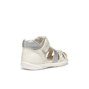 Βρεφικά Παπούτσια Geox Sandal Zapito Full για Κορίτσια Silver Bows (Μεγέθη 19-26)