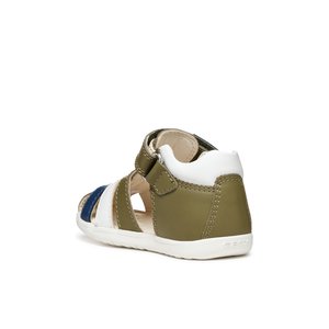 Βρεφικά Παπούτσια Geox Macchia για Αγόρια Green/White (Μεγέθη 20-26)
