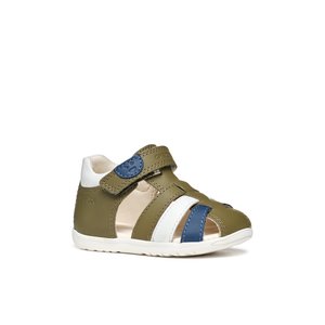 Βρεφικά Παπούτσια Geox Macchia για Αγόρια Green/White (Μεγέθη 20-26)
