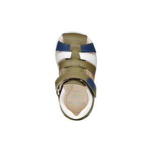 Βρεφικά Παπούτσια Geox Macchia για Αγόρια Green/White (Μεγέθη 20-26)