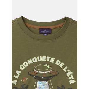 Παιδική Μπλούζα για Αγόρια Olive Alien