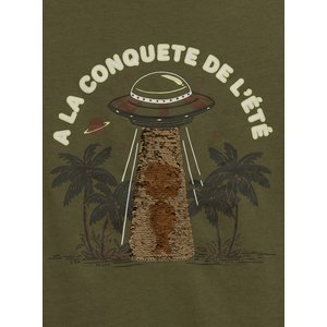 Παιδική Μπλούζα για Αγόρια Olive Alien