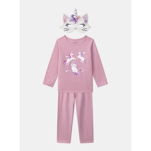 Σετ Παιδικές Πιτζάμες για Κορίτσια Pink Unicorn