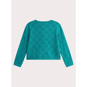 Παιδική Ζακέτα για Κορίτσια Turquoise Openwork