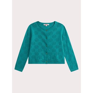 Παιδική Ζακέτα για Κορίτσια Turquoise Openwork