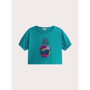 Παιδική Μπλούζα για Κορίτσια Turquoise Pineapple