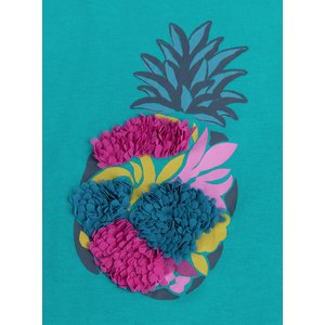Παιδική Μπλούζα για Κορίτσια Turquoise Pineapple