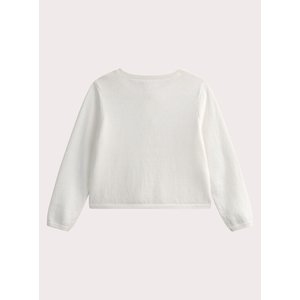 Παιδική Ζακέτα για Κορίτσια Ecru Sequined