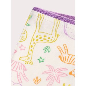 Σετ Παιδικά Εσώρουχα για Κορίτσια Yellow/Purple Giraffes 5 τμχ