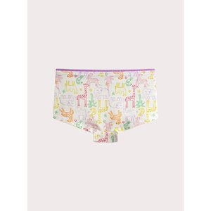 Σετ Παιδικά Εσώρουχα για Κορίτσια Yellow/Purple Giraffes 5 τμχ