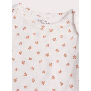 Σετ Βρεφικά Φορμάκια για Κορίτσια Orange Fleurs 2 τμχ