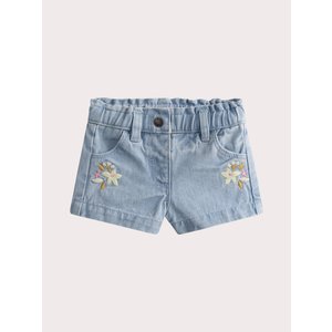 Βρεφικό Σορτς για Κορίτσια Light Denim Flower