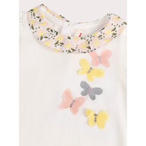 Βρεφική Μπλούζα για Κορίτσια White Butterflies