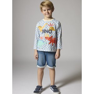 Παιδική Βερμούδα για Αγόρια Denim T-Rex