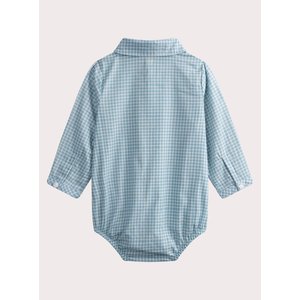 Βρεφικό Φορμάκι για Αγόρια Sky Blue Plaid