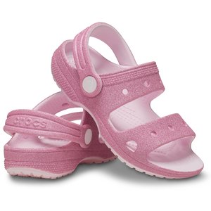 Βρεφικά Σανδάλια Crocs Classic Sandal για Κορίτσια Glitter Pink Milk (Μεγέθη 28-34)