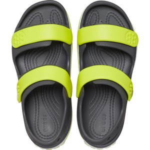 Παιδικά Σανδάλια Crocs Cruiser για Αγόρια Grey/Green (Μεγέθη 28-35)