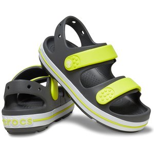 Βρεφικά Σανδάλια Crocs Cruiser για Αγόρια Grey/Green (Μεγέθη 19-28)