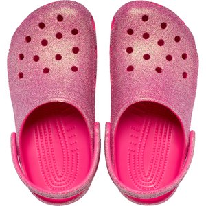 Παιδικά Σαμπό Crocs Classic Clog για Κορίτσια Pink Iridescent Glitter (Μεγέθη 28-33)