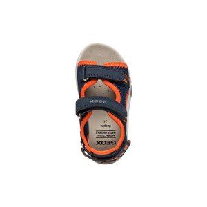 Βρεφικά Σανδάλια Geox Multy για Αγόρια Navy/Orange (Μεγέθη 21-27)