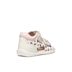 Βρεφικά Παπούτσια Geox Sandal Zapito για Κορίτσια White Ladybugs (Μεγέθη 20-26)
