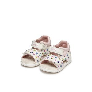 Βρεφικά Παπούτσια Geox Sandal Zapito για Κορίτσια White Ladybugs (Μεγέθη 20-26)